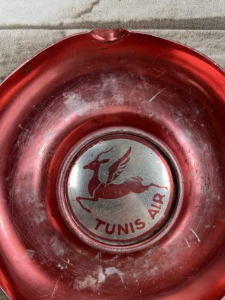 Posacenere Tunis Air Rosso Gadget Pubblicitario