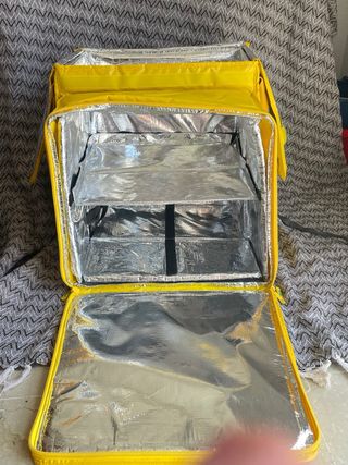 Mochila Glovo y accesorios