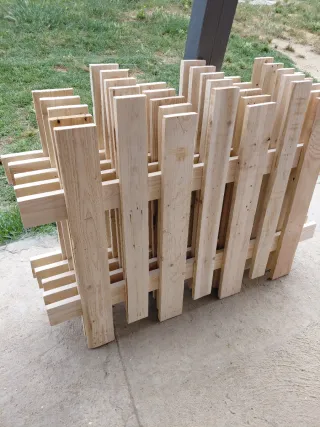 Vallas de madera para jardín