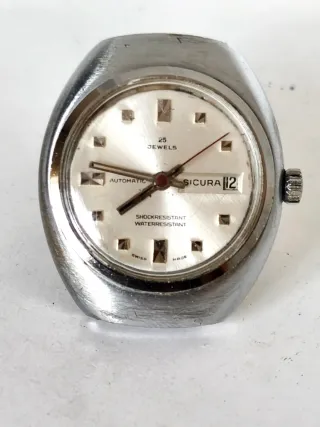 Orologio Sicura Automatico 25 Rubini Swiss Made