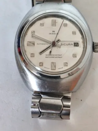 Orologio Sicura Automatico 25 Rubini Swiss Made