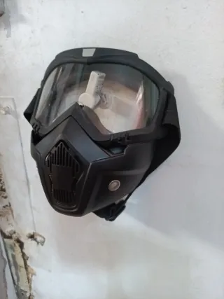 Máscara Airsoft Táctica Negra