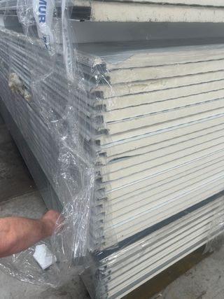 Panel Fachada Blanco Gris 5m