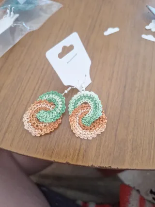 Pendientes a crochet
