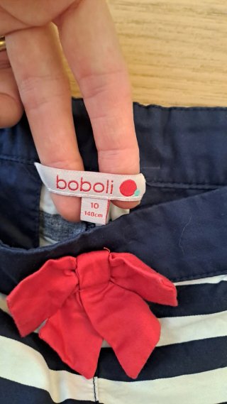 Completo gonna-camicia Boboli+ shorts marin boboli