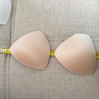 7 pares de rellenos/copas para sujetadores, bikini