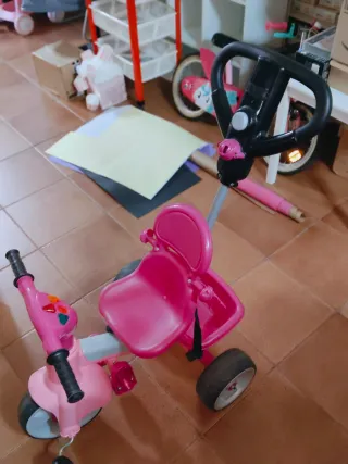 Triciclo infantil rosa