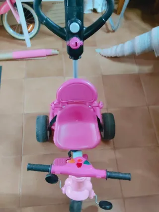 Triciclo infantil rosa