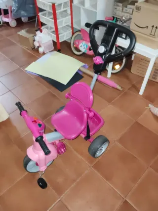 Triciclo infantil rosa