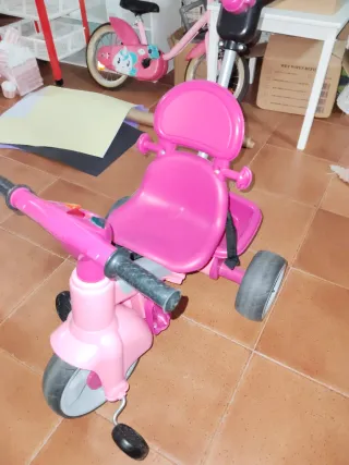 Triciclo infantil rosa