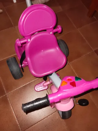 Triciclo infantil rosa