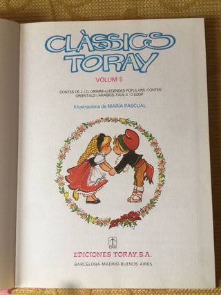 Clasicos Toray Libro