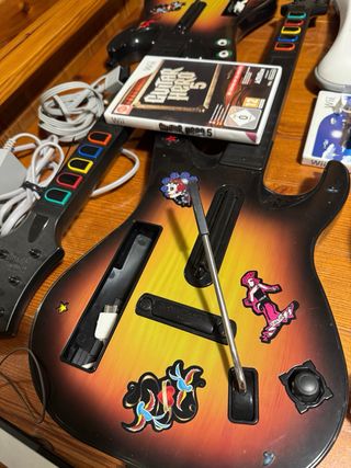 Set Wii: Guitar Hero, Wii Sports, Wii Fit