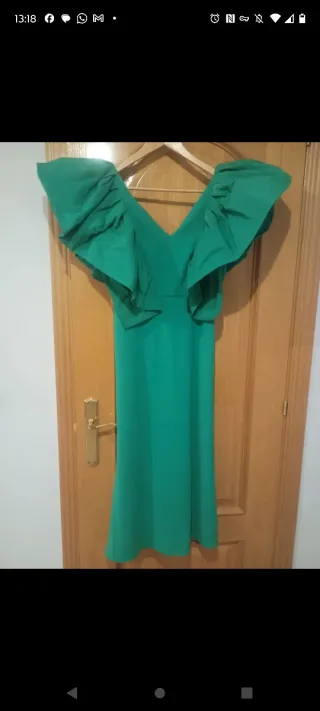Vestido verde Cossy talla S