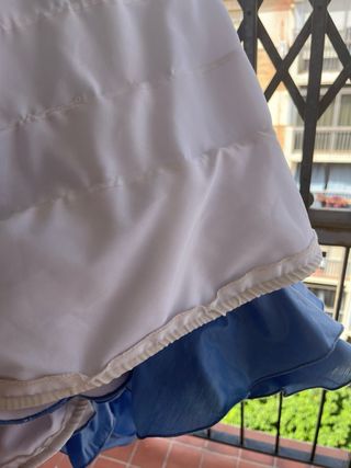 Traje de flamenca azul