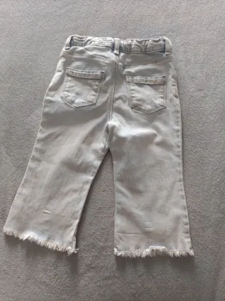 Jeans bambina vita elasticizzata