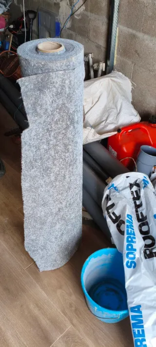 Rollo de Geotextil drenante