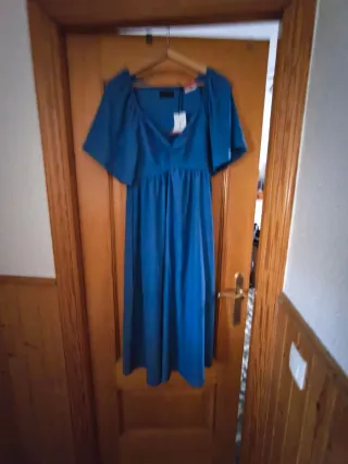 Vestido azul celeste Lefties Talla L