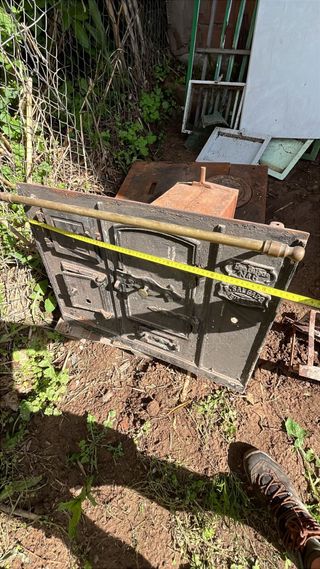 Cocina de leña antigua