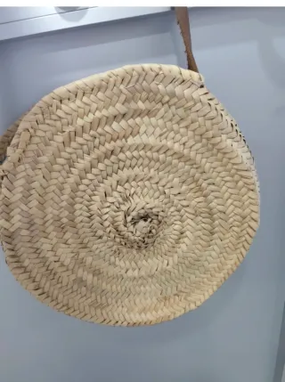 Bolso de rafia con estrella