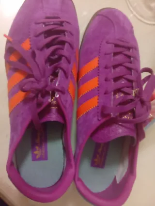 Zapatillas casuals Moradas y Naranjas Talla 42