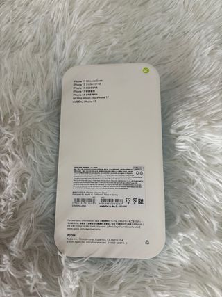 FUNDA SILICONA IPHONE 17 AZUL