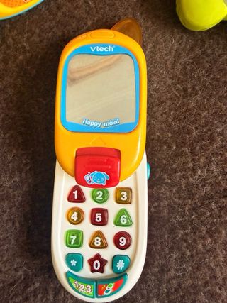 Lote Juguetes VTech Bebé: Teléfono, Mando, Volante
