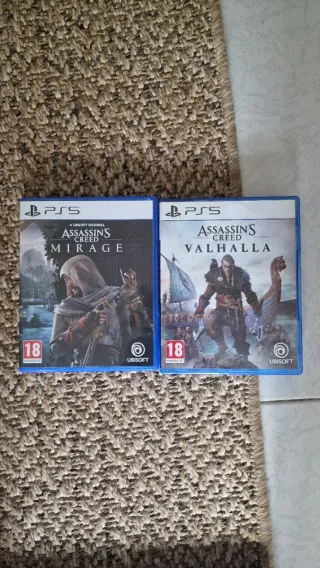 Assassin's Creed Mirage & Valhalla PS5