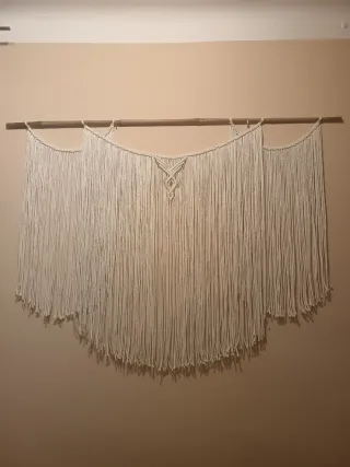 Decoración pared/ tapiz de macramé