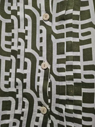 Vestido camisero Zara estampado