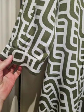 Vestido camisero Zara estampado