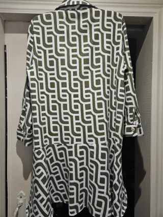 Vestido camisero Zara estampado