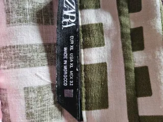 Vestido camisero Zara estampado