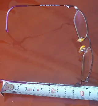 Montura titanio gafa mujer color oro rosa