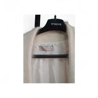 Cardigan Angora Vintage McGregor Beige/Blanco