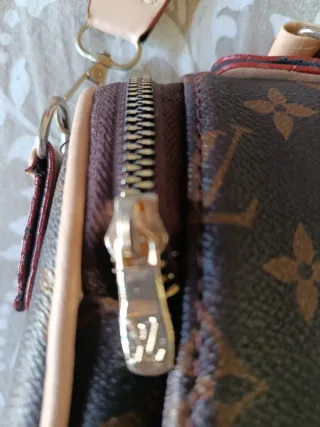 Bolso Louis Vuitton Marrón y Beige