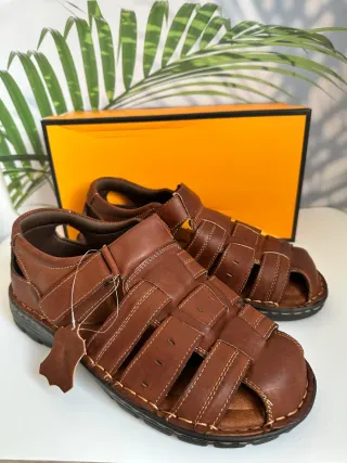 Sandalias de piel hombre Talla 39