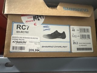 Zapatillas shimano RC7 Negro/Plata Talla 46