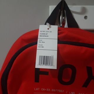 Mochila FOX Roja - Nueva con etiqueta