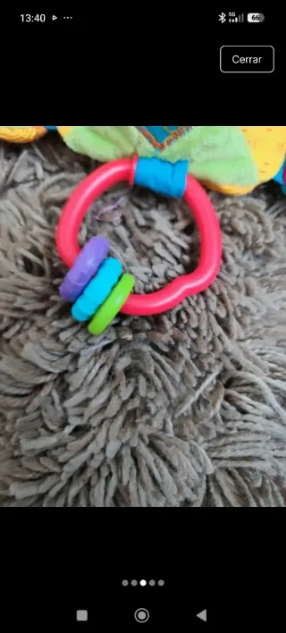 Juguete Peluche  Plegable para Bebé, + 3 meses.