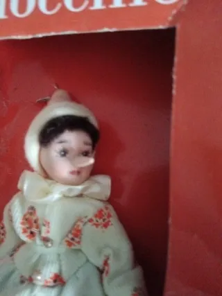 Pinocchio Bambola Vintage Scatola Originale