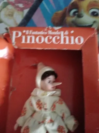 Pinocchio Bambola Vintage Scatola Originale