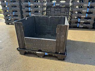 PALET BOX LEÑERO PLEGABLE 114×119×85 CM