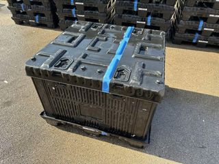 PALET BOX LEÑERO PLEGABLE 114×119×85 CM