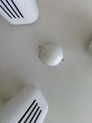 Lámpara de techo 3 focos cristal