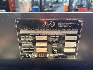 Transpaleta Eléctrica Baoli Km0 con 200 Horas