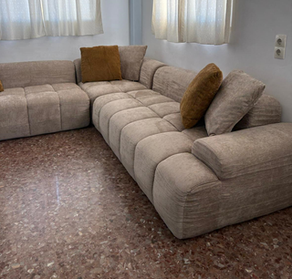 LIQUIDACION¡¡¡  Sofá rinconera modular tela beige