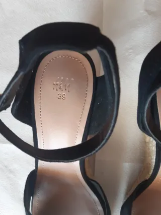 Sandalias H&M Negras Talla 39