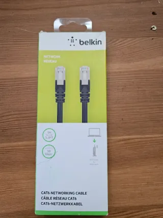 Cable Red Belkin CAT6 1M/3.3FT 10Gbps