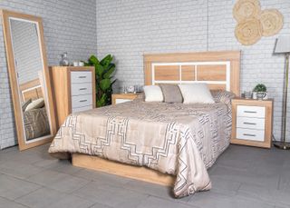 Dormitorio Canapé + Cabecero + 2 Mesitas